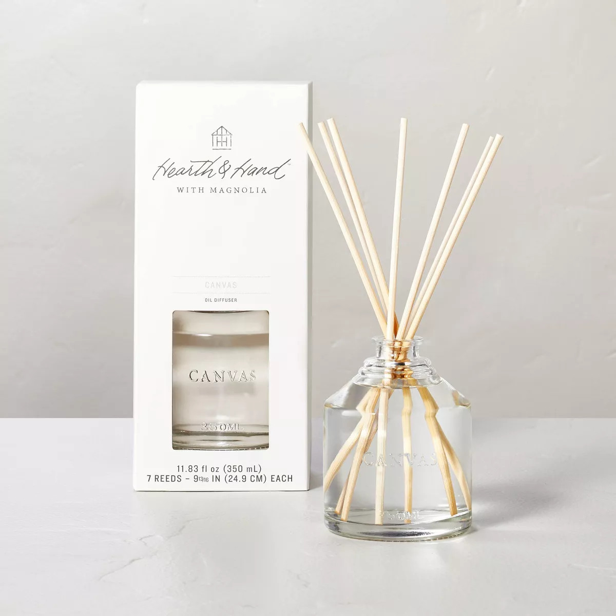 11.83 fl oz Canvas Oil Reed Diffuser - Hearth & Hand™ with Magnolia | Target