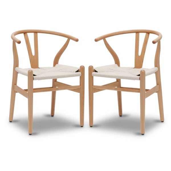 Wyn Solid Wood Weave Dining Chair | Wayfair North America