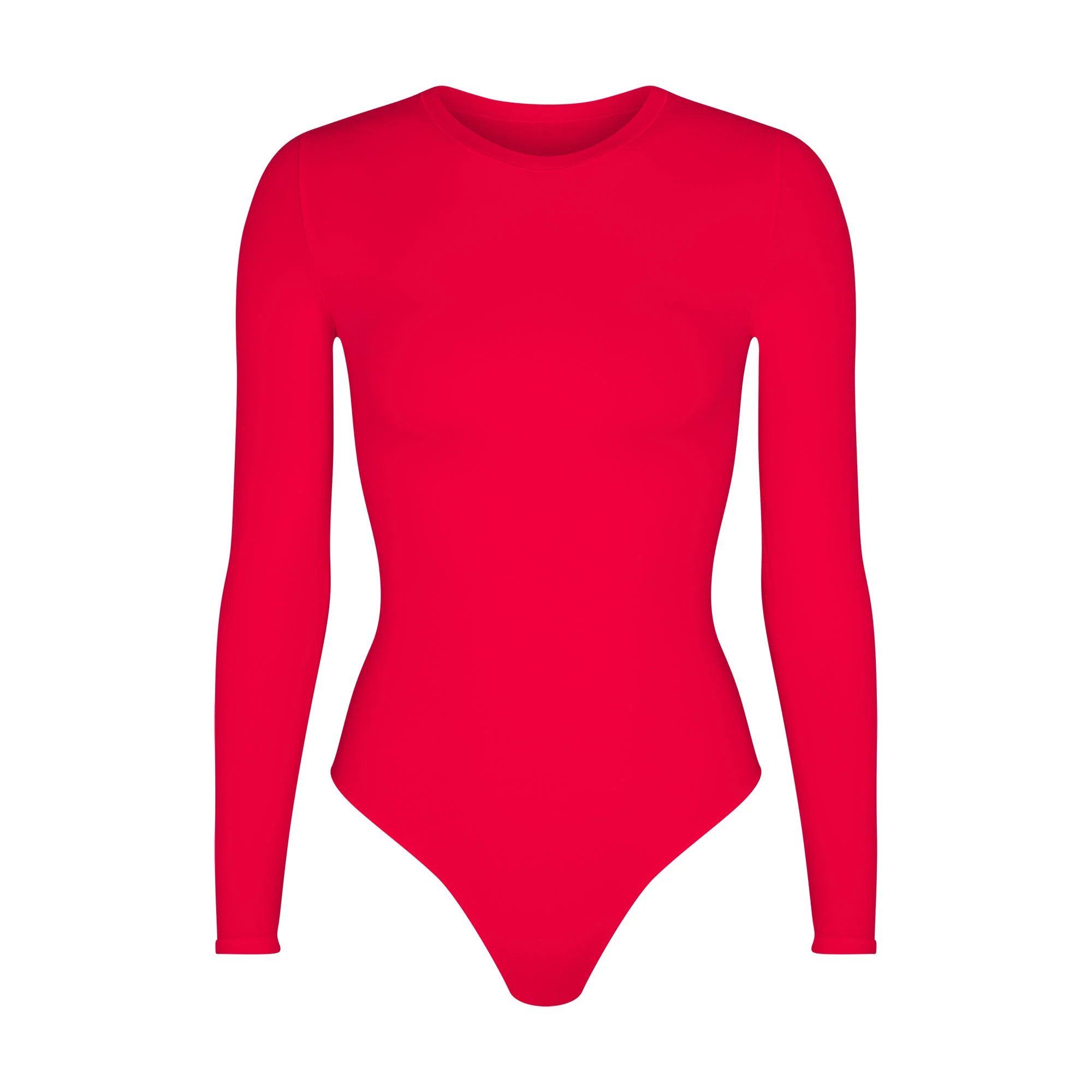 FITS EVERYBODY LONG SLEEVE CREW NECK BODYSUIT | SKIMS (US)