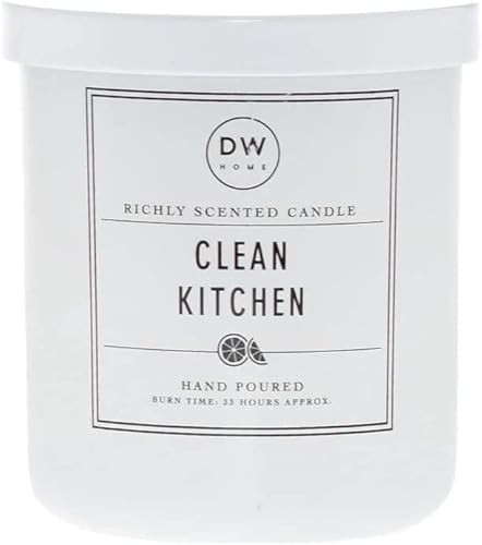 Richly Fragranced Clean Kitchen Scented Candle in Glossy White Jar, 9 Oz. | Amazon (US)