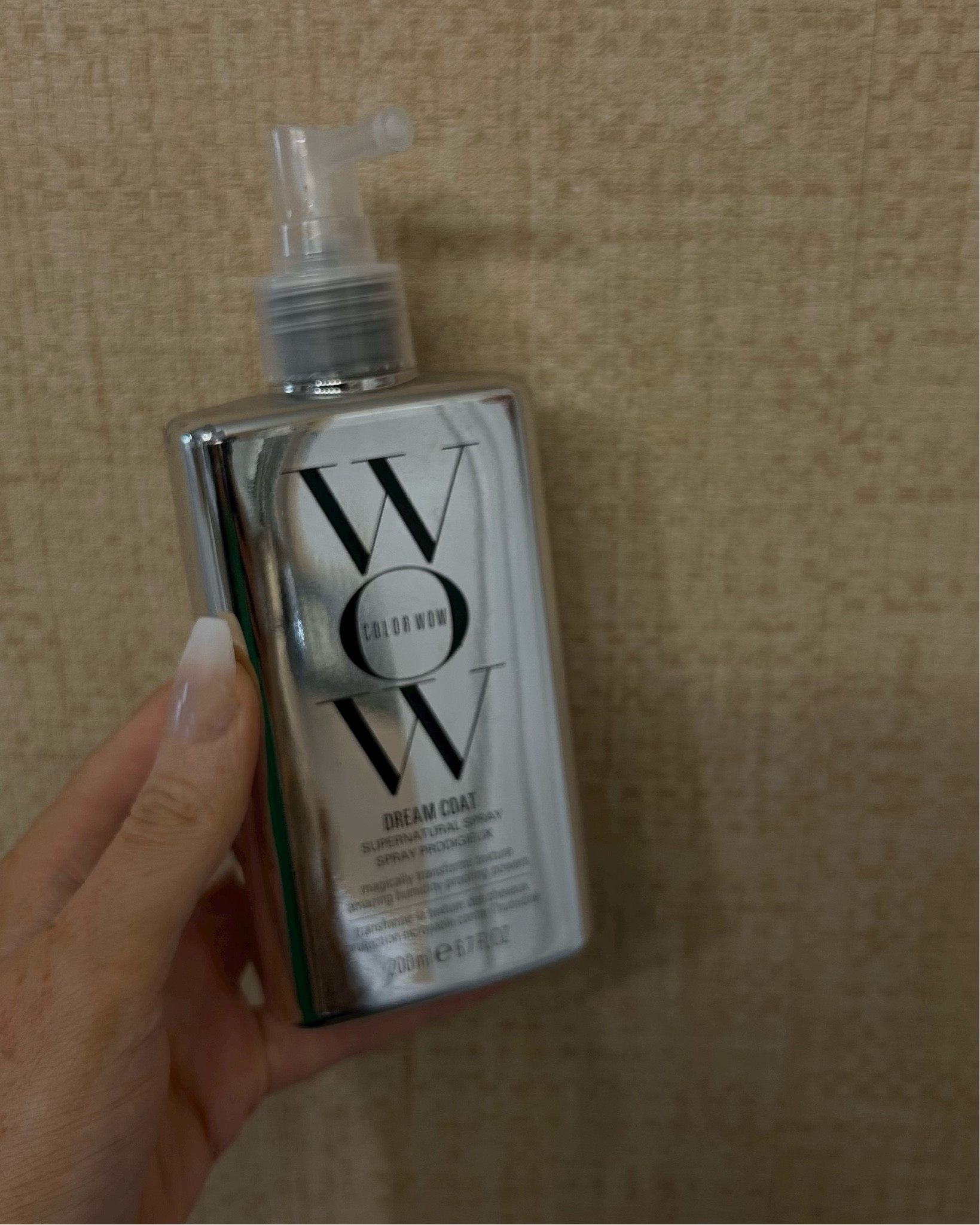 loveeee 🫶🏼 @colorwow dream coat supernatural spray

hair, hair products, hair styling, anti frizz, anti humidity, healthy hair, heat protectant, hollyfrocks

#LTKfindsunder50 #LTKstyletip #LTKbeauty