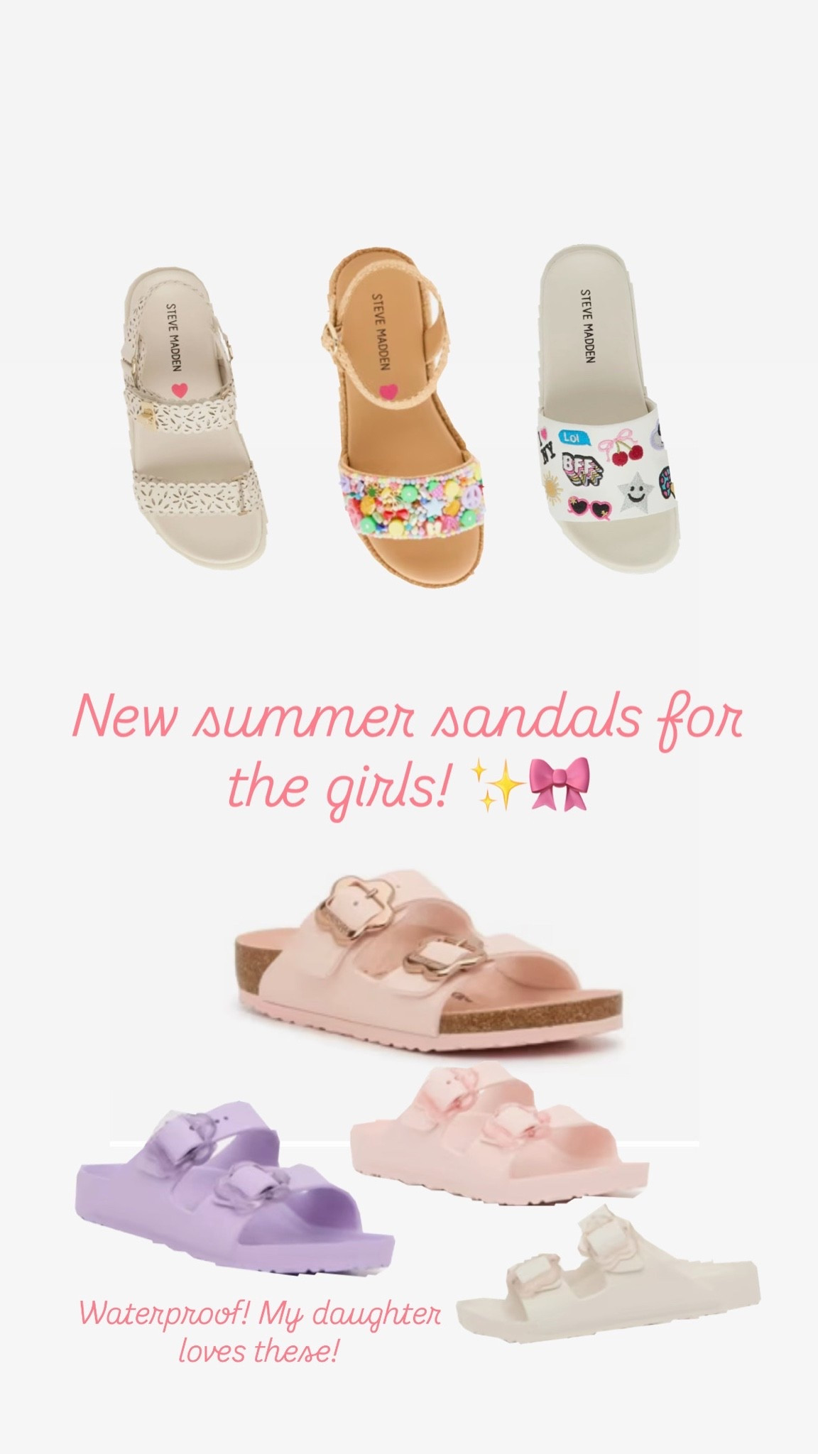 Cutest new sandals arrived at DSW for the girls! 

Kids sandals 
Girls shoes

#LTKKids #LTKSaleAlert #LTKSeasonal