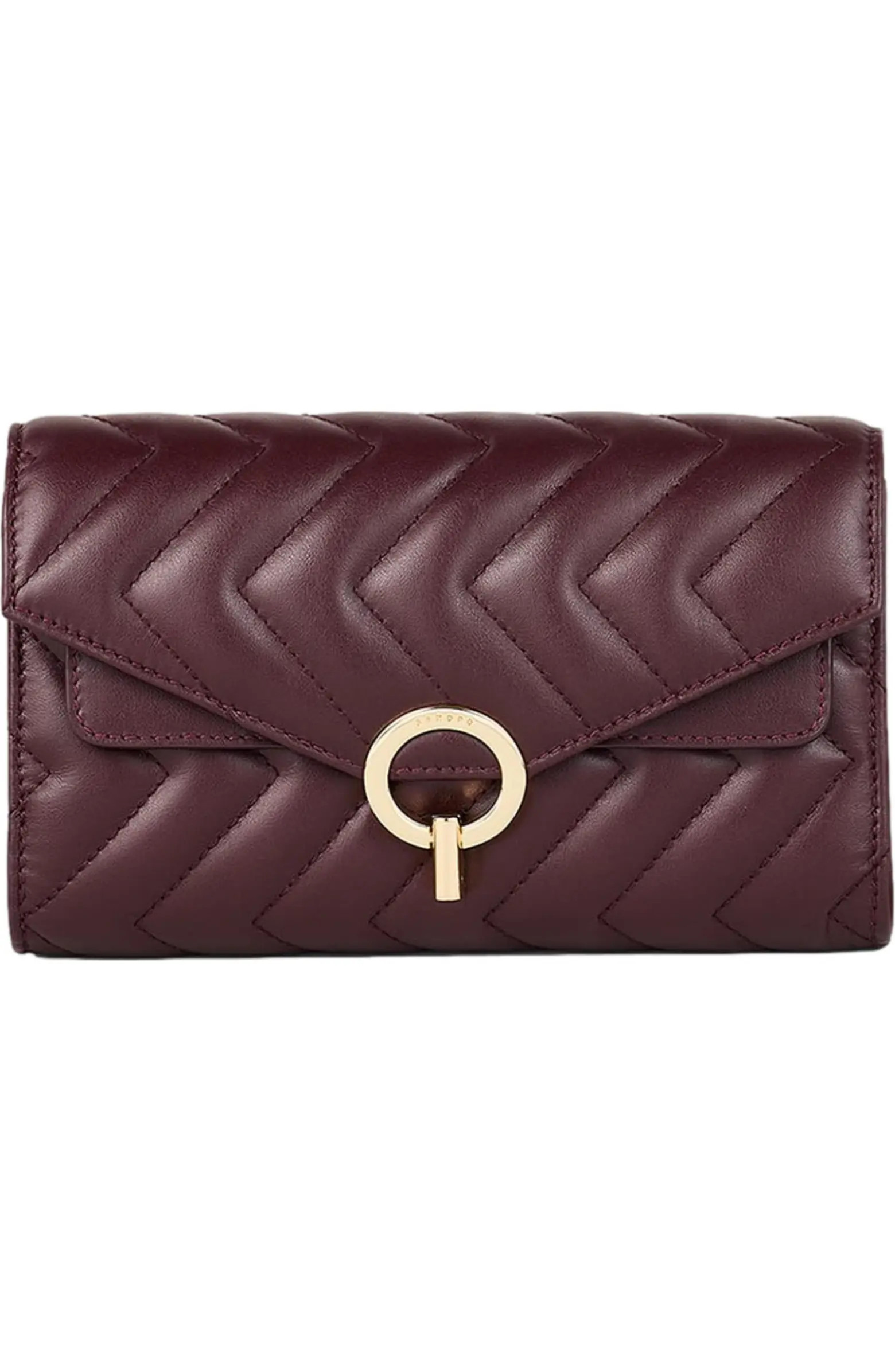 SANDRO Leather crossbody clutch bag | Nordstrom | Nordstrom