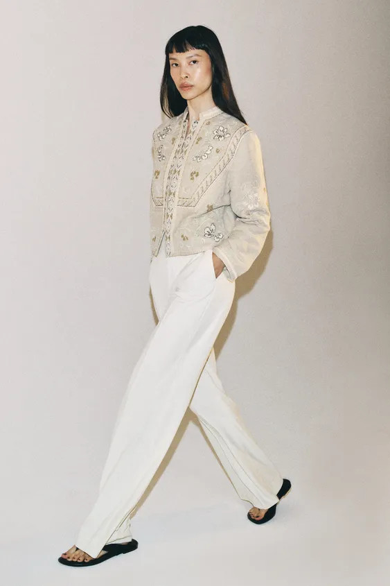 EMBROIDERED ZW COLLECTION JACKET | Zara US