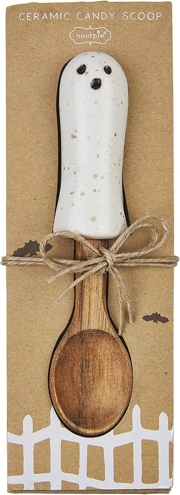 Mud Pie Halloween Candy Scoop, Ghost, 5" | Amazon (US)