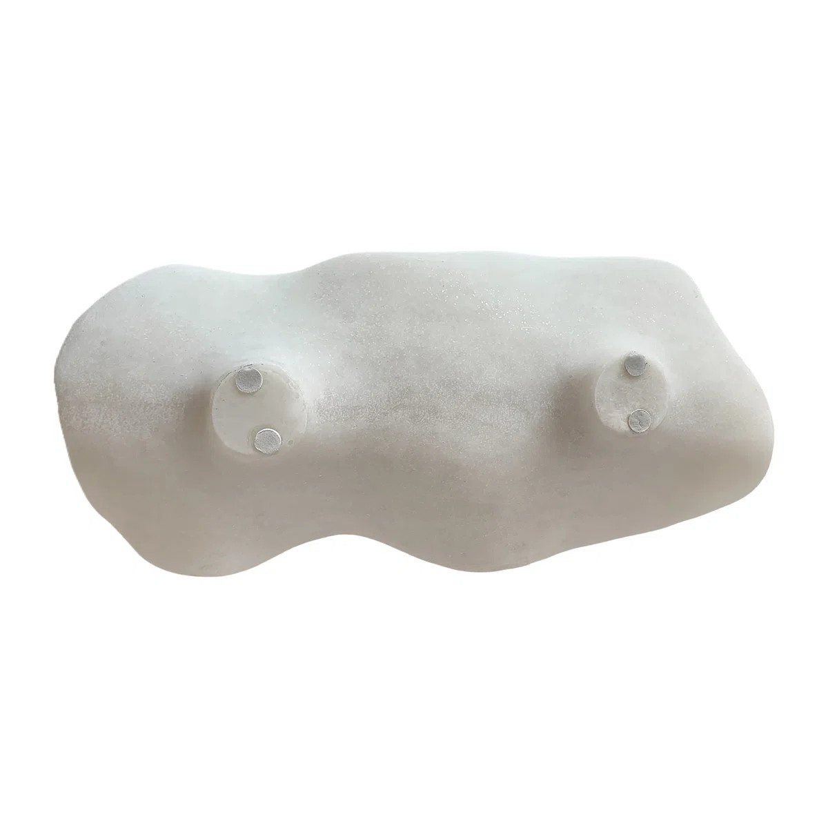 Modern White Resin Decorative Tray - 20" Sculptural Wavy Display Plate for Home & Office - Minima... | Wayfair North America