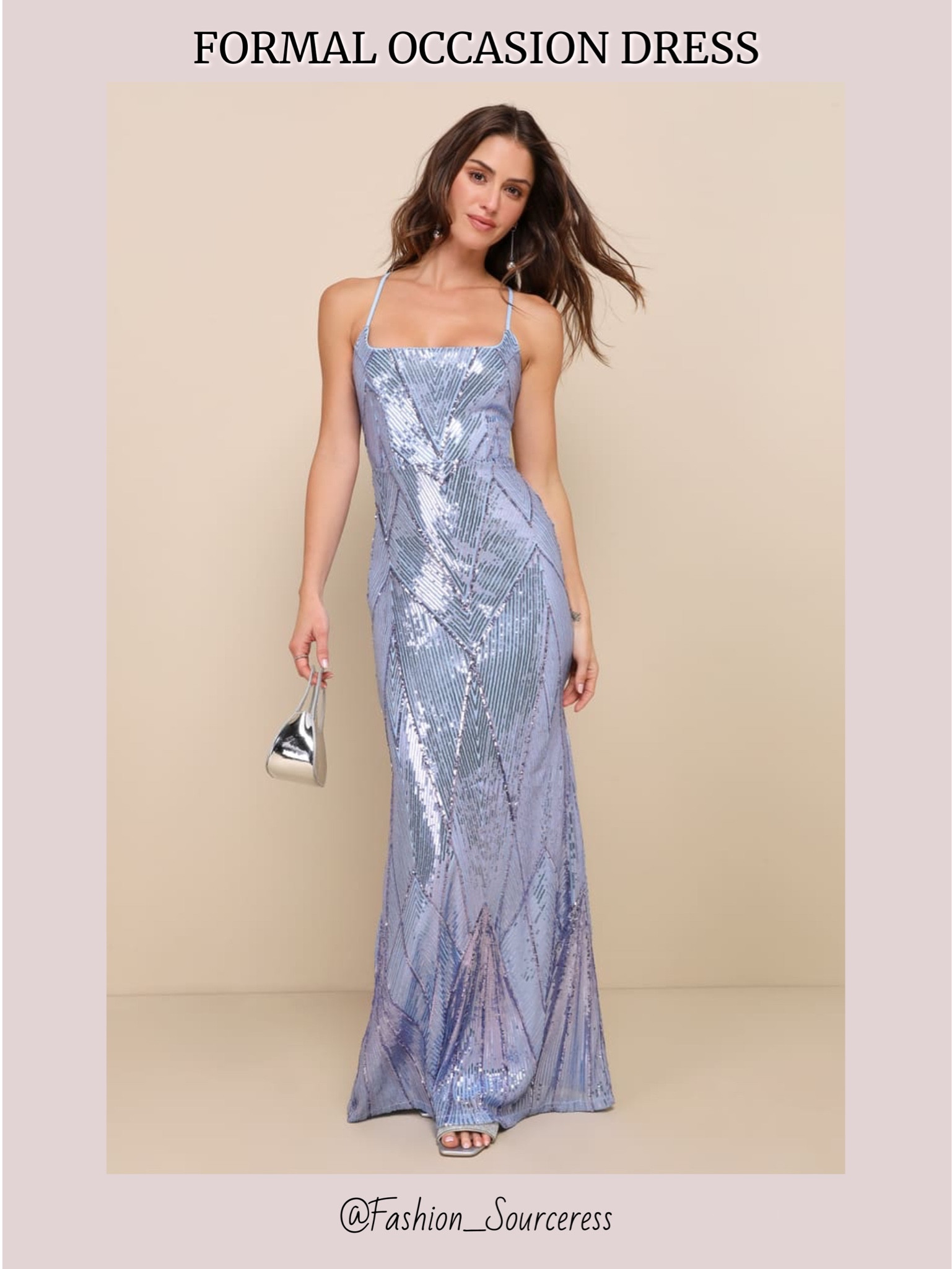 Light Blue Winter Formal Dress