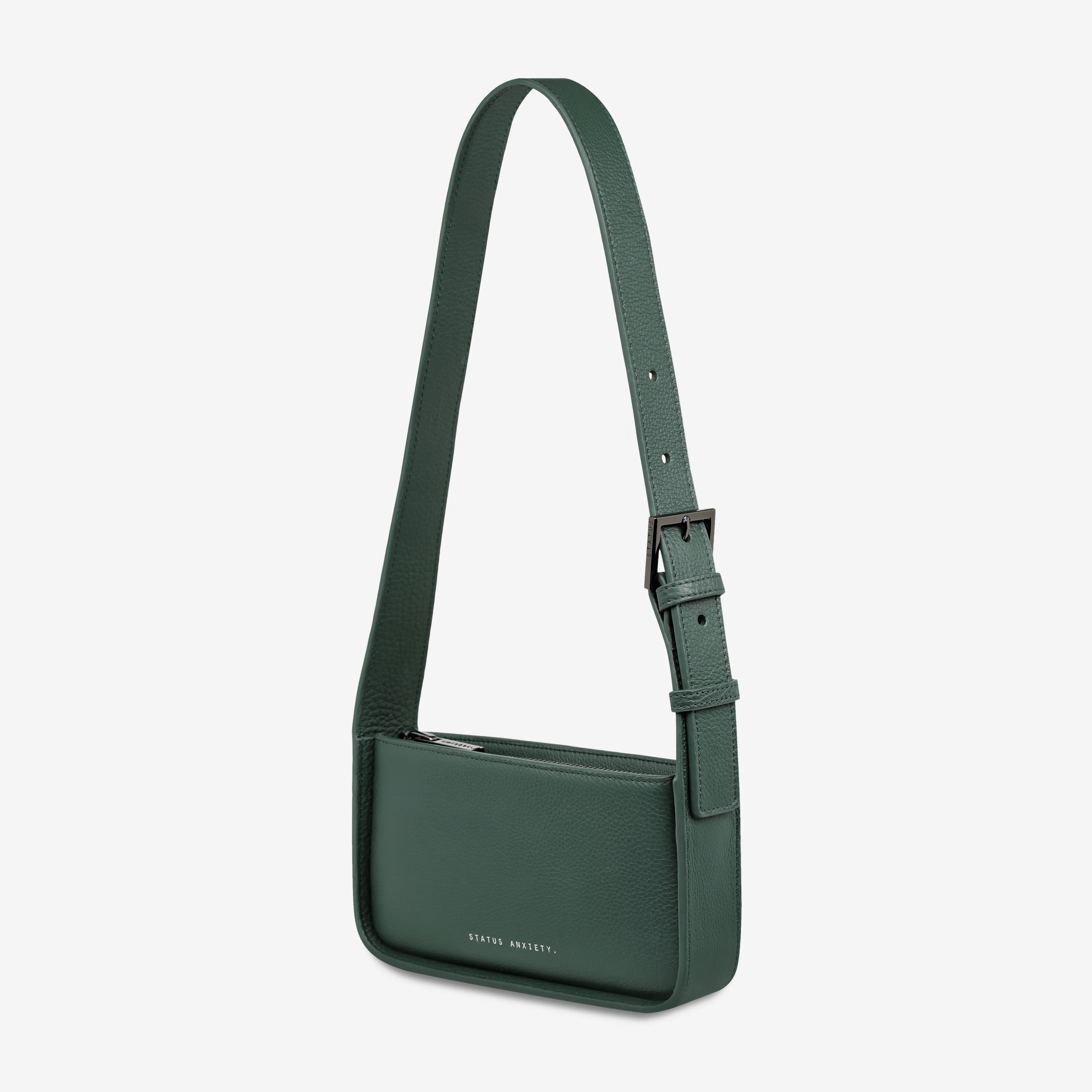 State of Mind Women’s Green Leather Bag | Status Anxiety® | Status Anxiety 