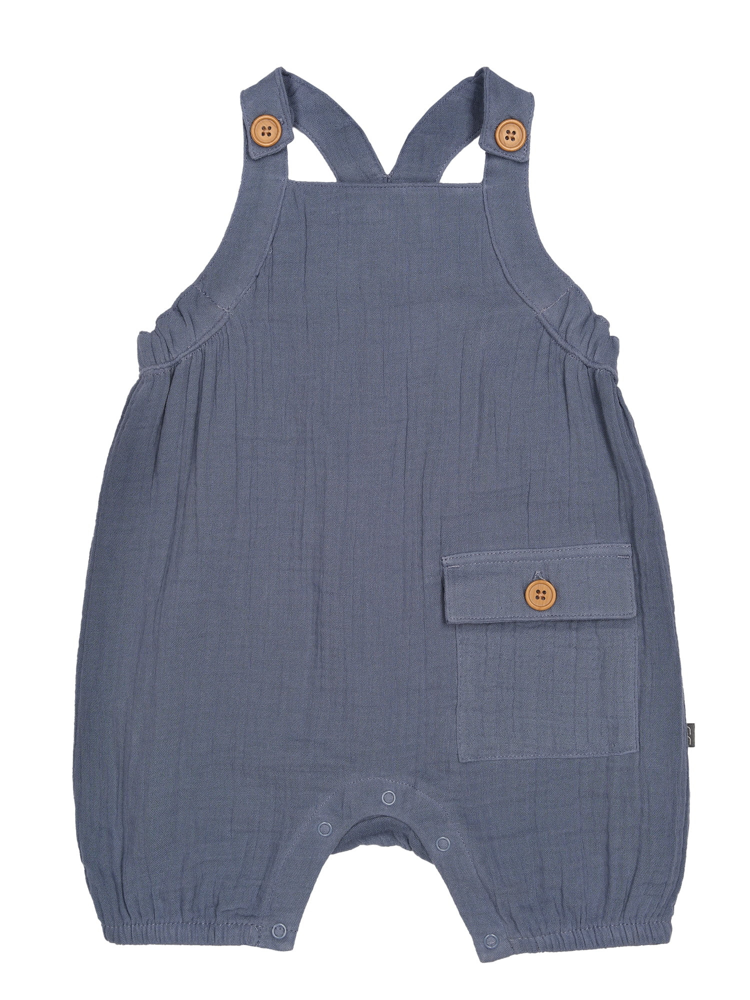 Modern Moments by Gerber Baby Boy Sleeveless Romper with Shoulder Straps, Sizes 0/3M - 24M | Walmart (US)