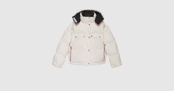 Gucci GG cotton canvas puffer jacket | Gucci (US)