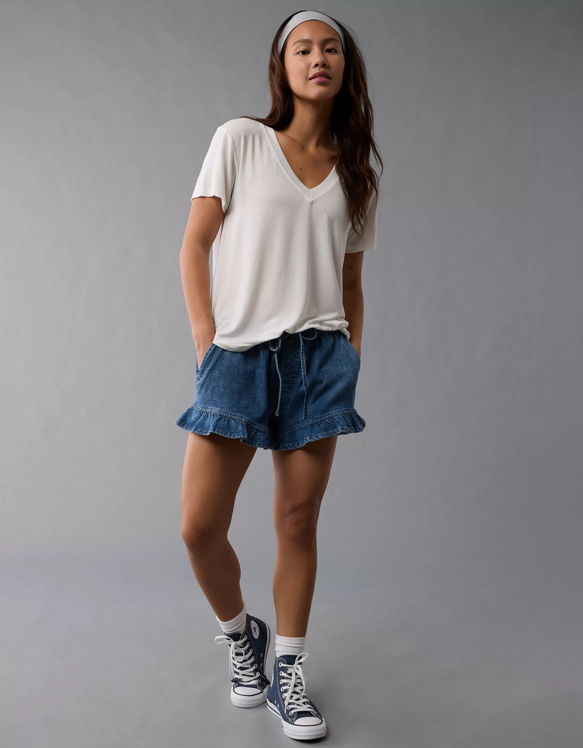 AE Soft & Sexy V-Neck T-Shirt | American Eagle Outfitters (US & CA)
