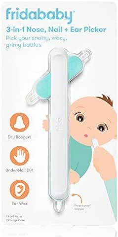 FridaBaby 3-in-1 Nose, Nail + Ear Picker by Frida Baby the Makers of NoseFrida the SnotSucker, Sa... | Amazon (US)