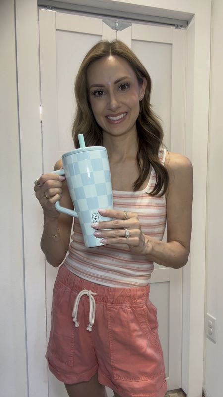 The best tumbler cup!!!! Y’all, I’ve tried so many and these are the only leak proof tumbler cups I’ve found! Leak proof and spill proof are must haves with my fam, esp Dean and Charli 😆. I use this daily and have it in two sizes. They’re travel must haves because they’re so easy on the go! Linking the NAV that we also use daily too in both sizes!
