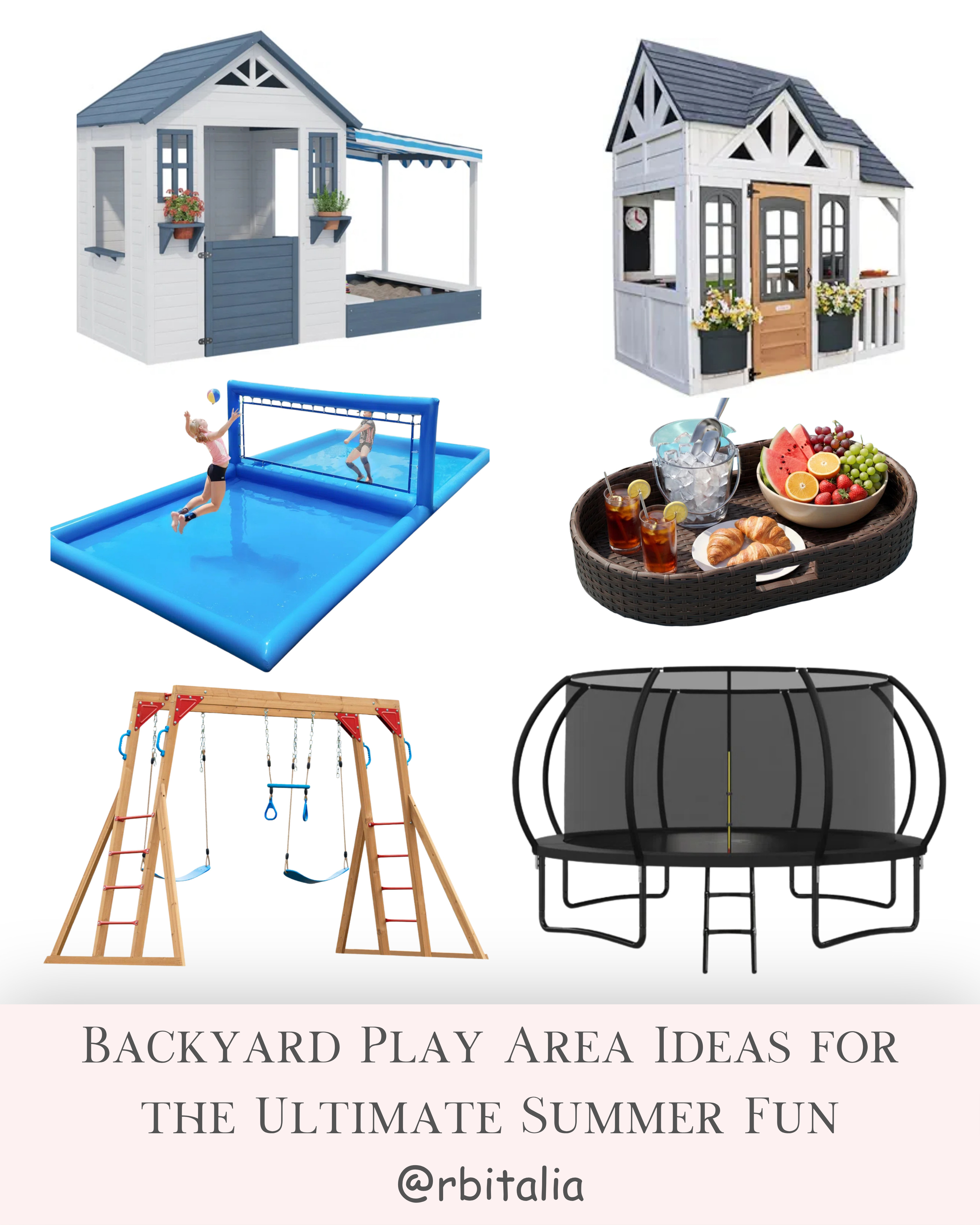 Transform your outdoor space with these backyard play area ideas designed for endless summer fun. These engaging setups provide hours of entertainment and are perfect for creating lasting memories at home. Save this post and shop the full setup at the link in bio. #BackyardGoals #SummerFun #OutdoorPlay 

 #LTKdayinmylife #LTKHome #LTKSaleAlert