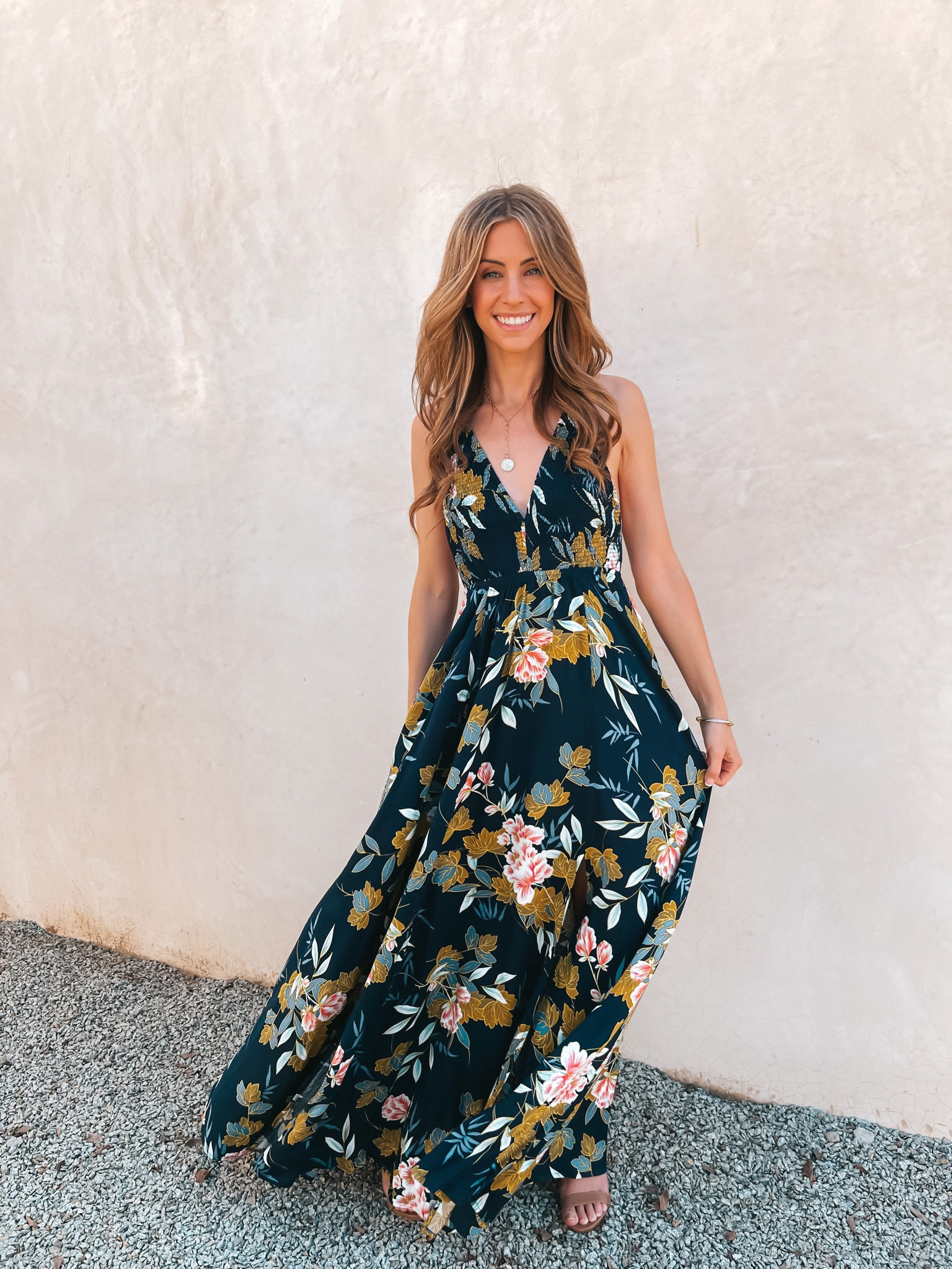 Wedding guest dress. Maxi dress.

www.livingbarelyblonde.com

#weddingguest #weddingguestdress #maxidress #brunchdress #treasures #partydress  #tori #barelyblonde #stylewithjen #interiordesignerella #jenniferxerin

#LTKwedding #LTKunder100 #LTKparties