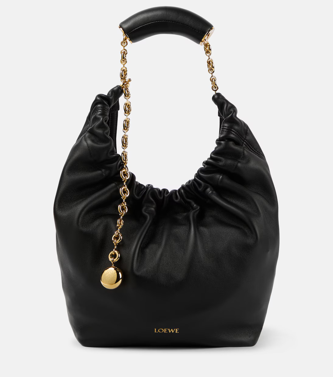 Squeeze Small leather shoulder bag | Mytheresa (UK)