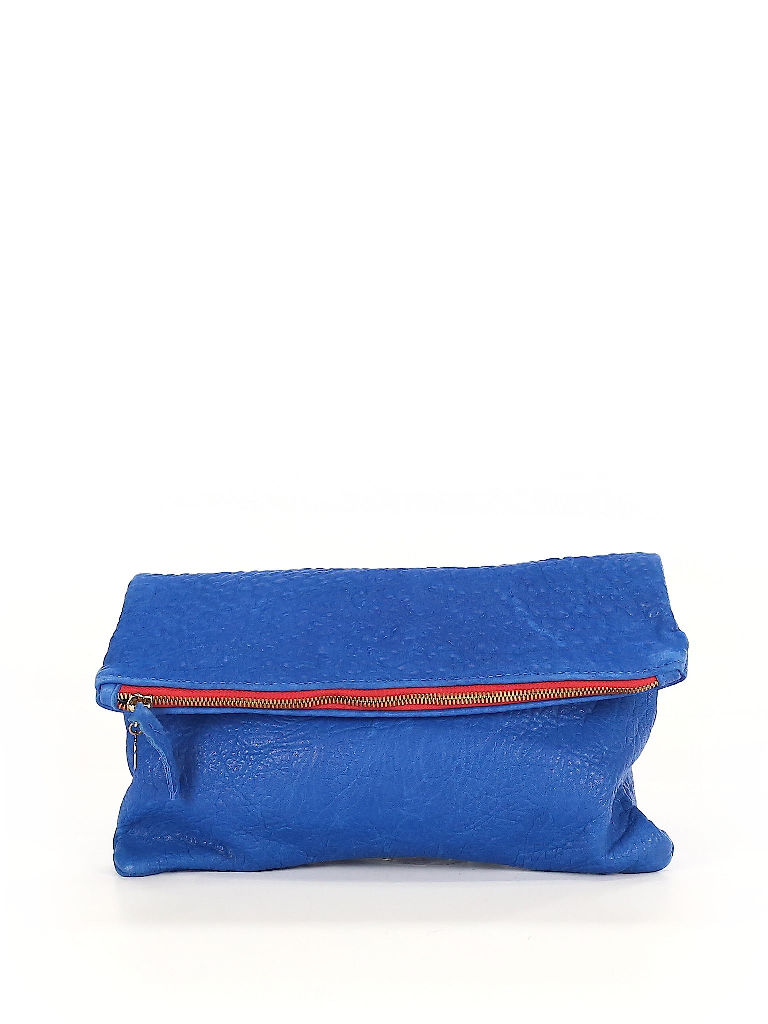 Clare Vivier Leather Clutch Size NA: Navy Blue Women's Bags - 35901191 | thredUP