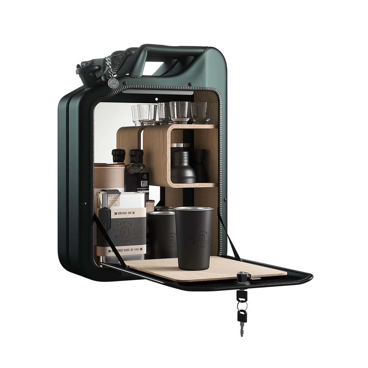 Upcycled Bar Cabinet | goop