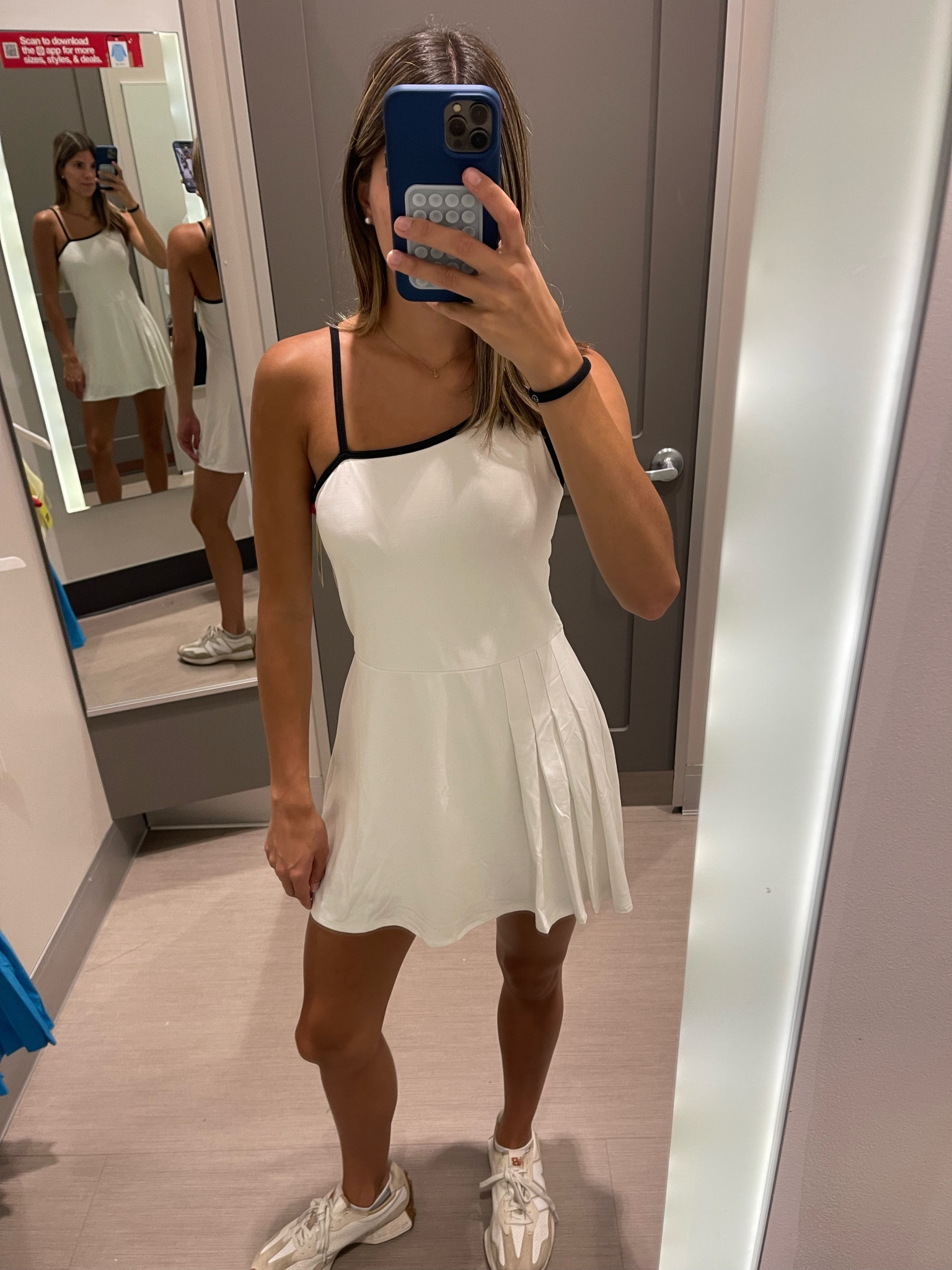 Women's Asymmetrical Active Dress
Target All In Motion
Comes in green color also
Wearing a size small but definitely could’ve worn a XS for a more flattering look
Height 5”7

#LTKstyletip #LTKfitness #LTKActive