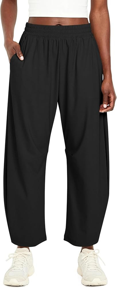 Ugerlov Womens Barrel Ankle Pants Quick Dry Lightweight Hiking Pants Wide Leg High Waisted Baggy ... | Amazon (US)