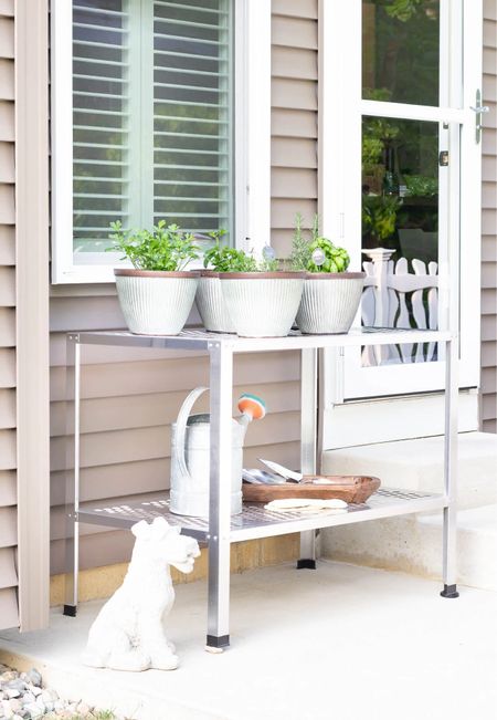 Take your patio up a notch with a sleek potting table! 
@walmart #walmarthome #garden

#LTKhome #LTKSeasonal