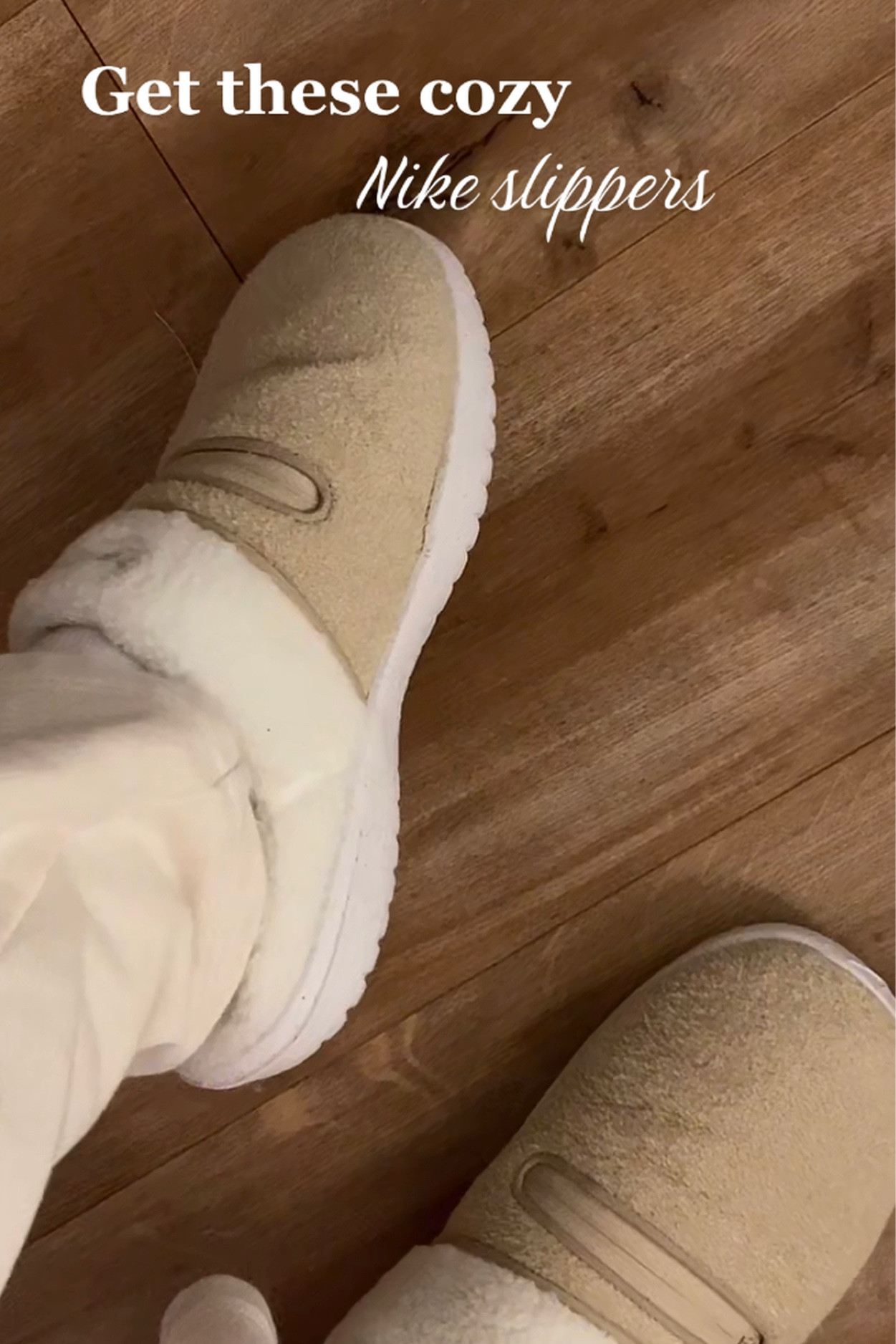 Cozy Nike slippers | I’m thinking these will be my hospital shoes when I go have my baby boy 🤍 

#LTKshoecrush #LTKbaby #LTKbump