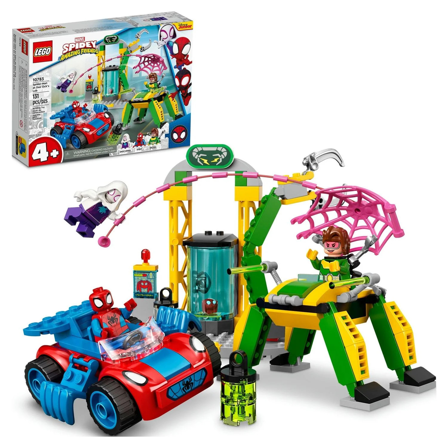 LEGO Spider-Man at Doc Ocks Lab 10783 Building Set (131 Pieces) | Walmart (US)
