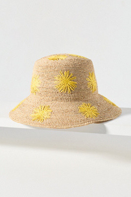 San Diego Hat Co. Floral Embroidered Bucket Hat | Anthropologie (US)