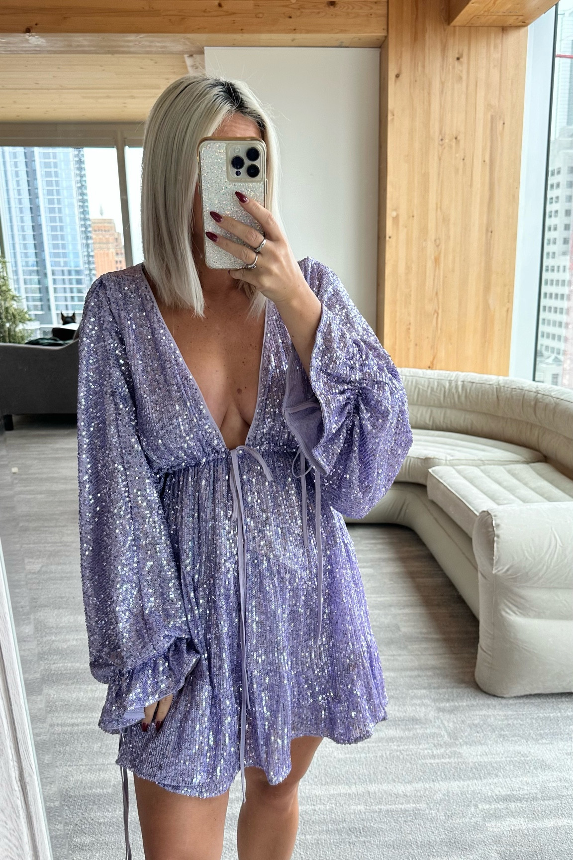 bump friendly sequin dress Baldwin Sequin Cut Out Maxi Dress / Silver | MESHKI