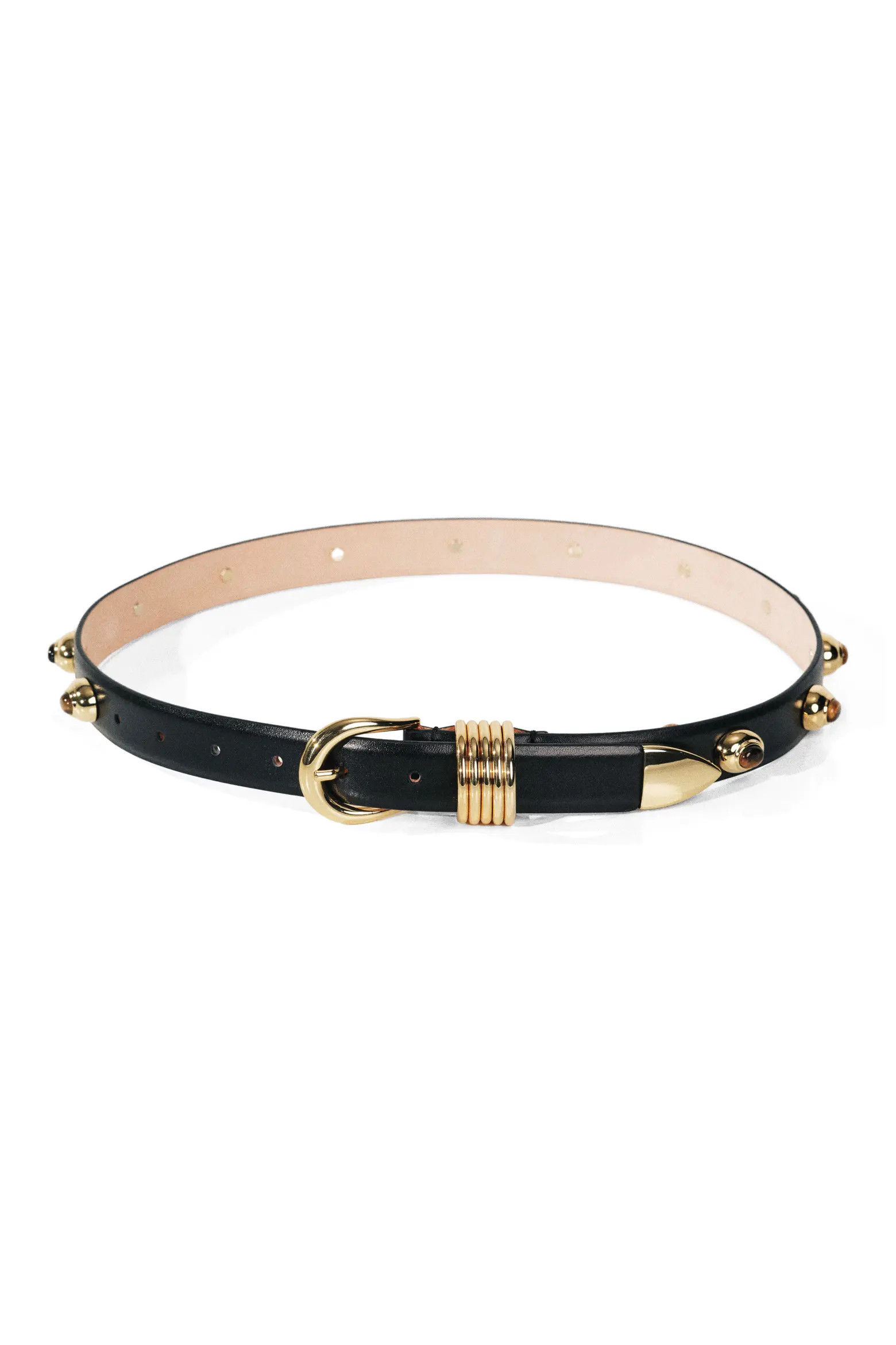 Déhanche Hollyhock Stud Leather Belt (Women) | Nordstrom | Nordstrom