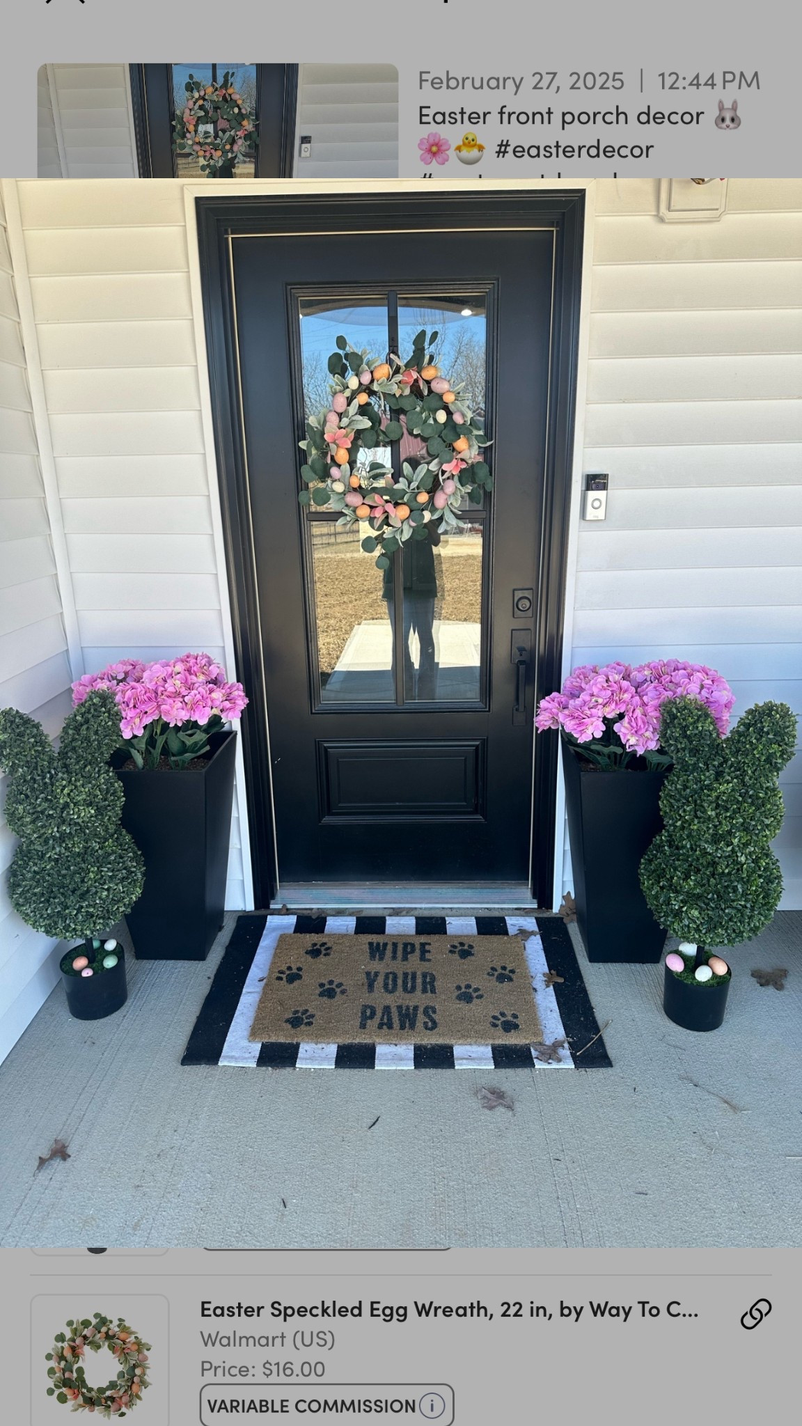 Easter outdoor decor 

#LTKBaby #LTKSpringSale #LTKStyleTip