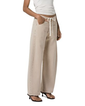 Brynn Drawstring High Rise Jeans in Burnished Quartz | Bloomingdale's (US)