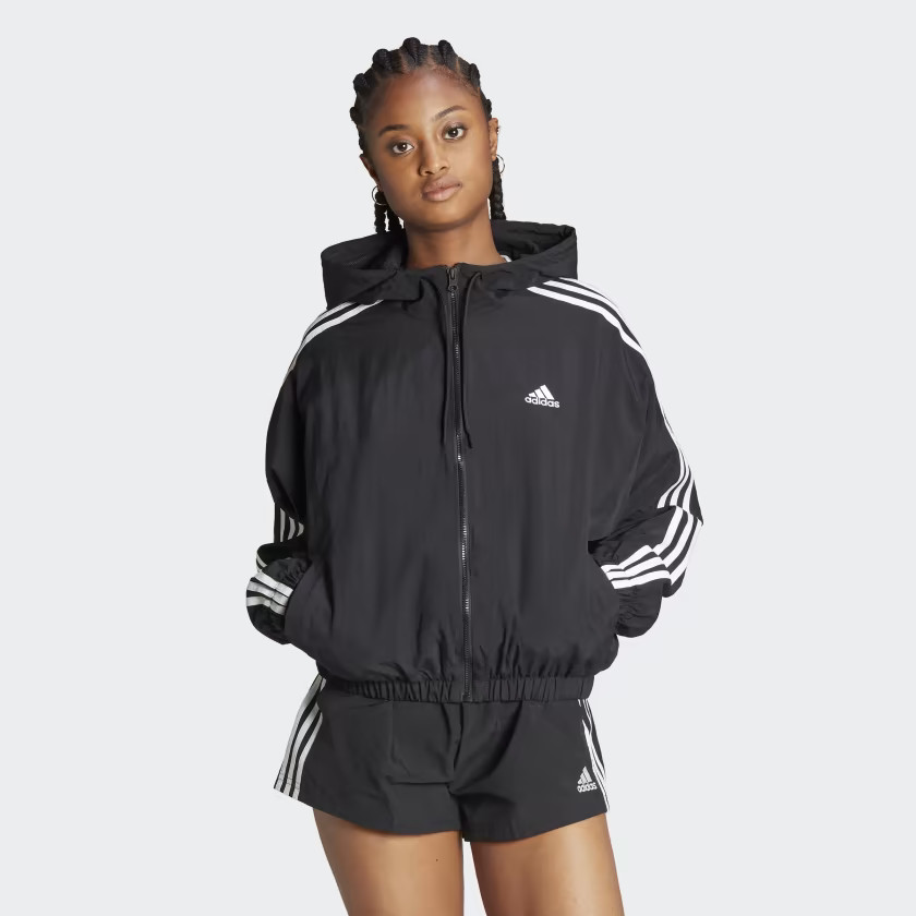 Essentials 3-Stripes Woven Windbreaker | adidas (US)
