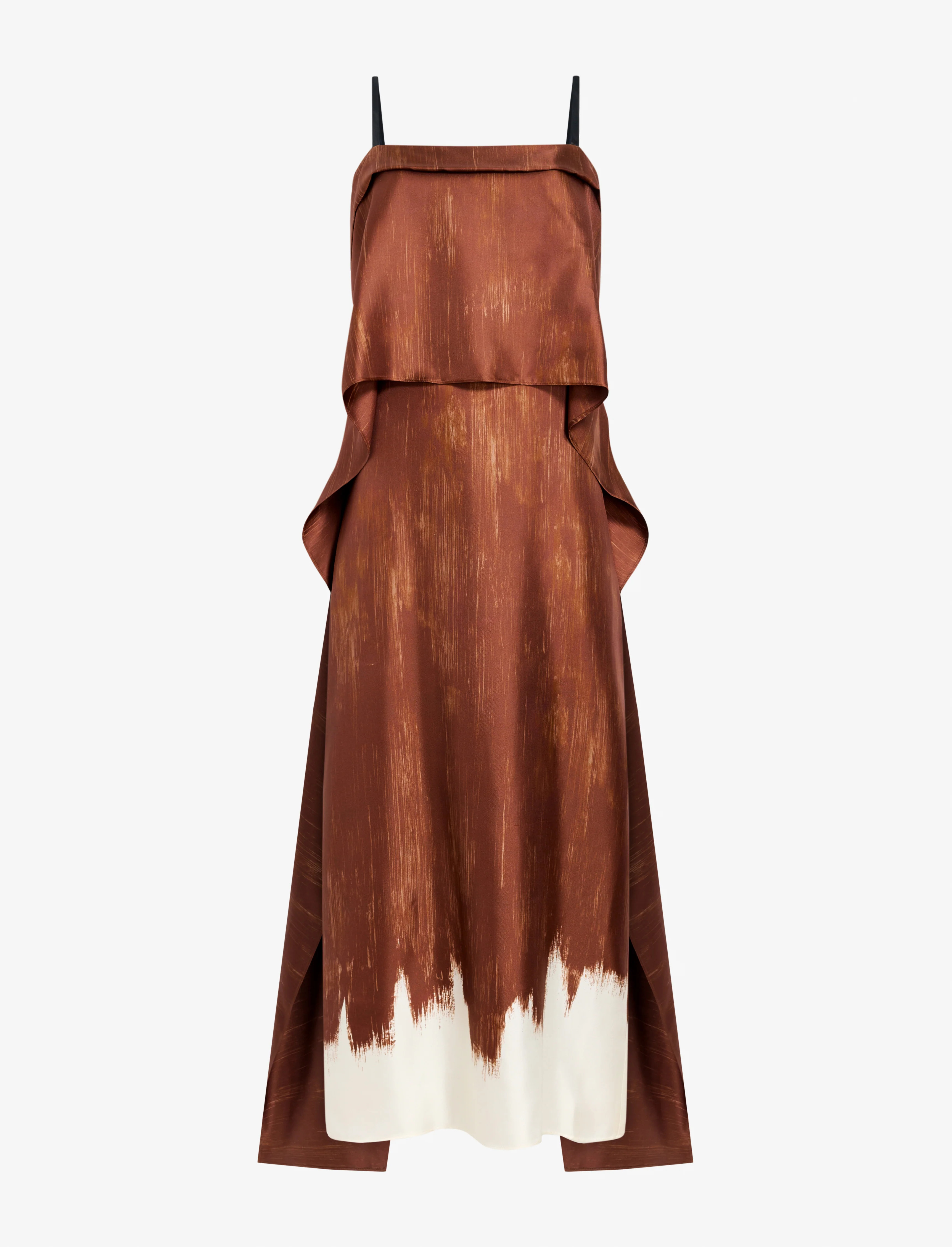The Wilma Dress in Double Printed Silk Twill is cut to a fluid, elongated silhouette with a softl... | Proenza Schouler LLC