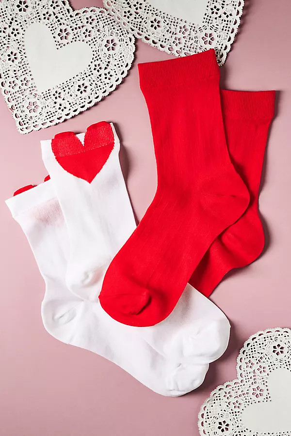 Sheer Icon Socks, Set of 2 | Anthropologie (US)