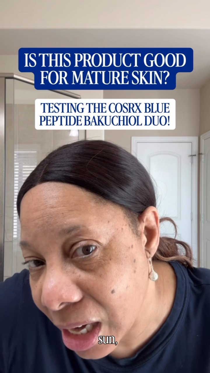 As someone in their early 60s, keeping my skin feeling fresh and hydrated is always top of mind!

Which is why I was so happy to try @cosrx_official’s new Blue Peptide Bakuchiol Plump Glow Serum and Bounce Cream 💙


I’ve been using the product for about a week now, mostly at night, and I can tell a huge difference in my skin's elasticity! My skin feels hydrated, the skin under my eyes is less puffy, and now even my husband is asking me to apply the products to his skin as a part of his night time routine 😂

I definitely recommend giving it a try! I will definitely be getting another set (or two 👀) when we run out 💙

#COSRX #BluePeptide #CopperPeptide #MatureSkin #Bakuchiol

#LTKselfcare #LTKOver40 #LTKBeauty
