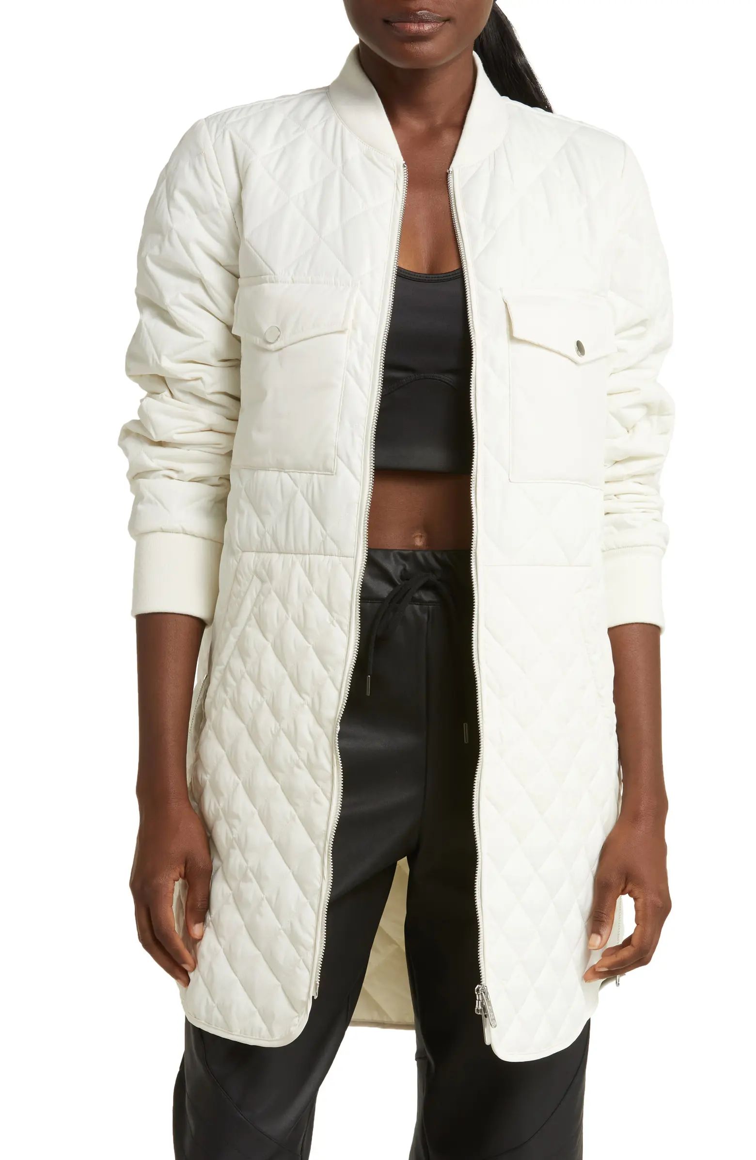 Quilted Recycled Polyester Jacket | Nordstrom