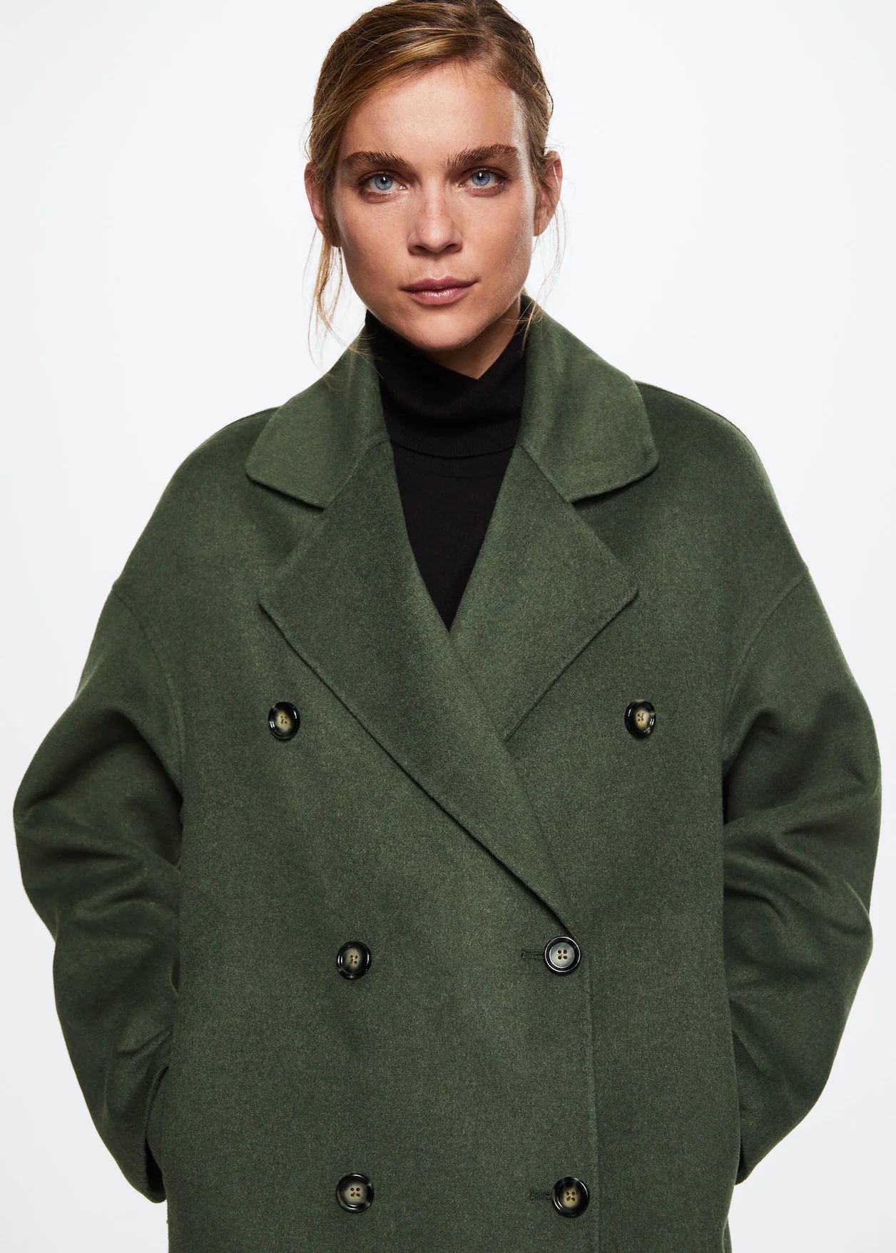 Oversize wool coat -  Women | Mango USA | MANGO (US)