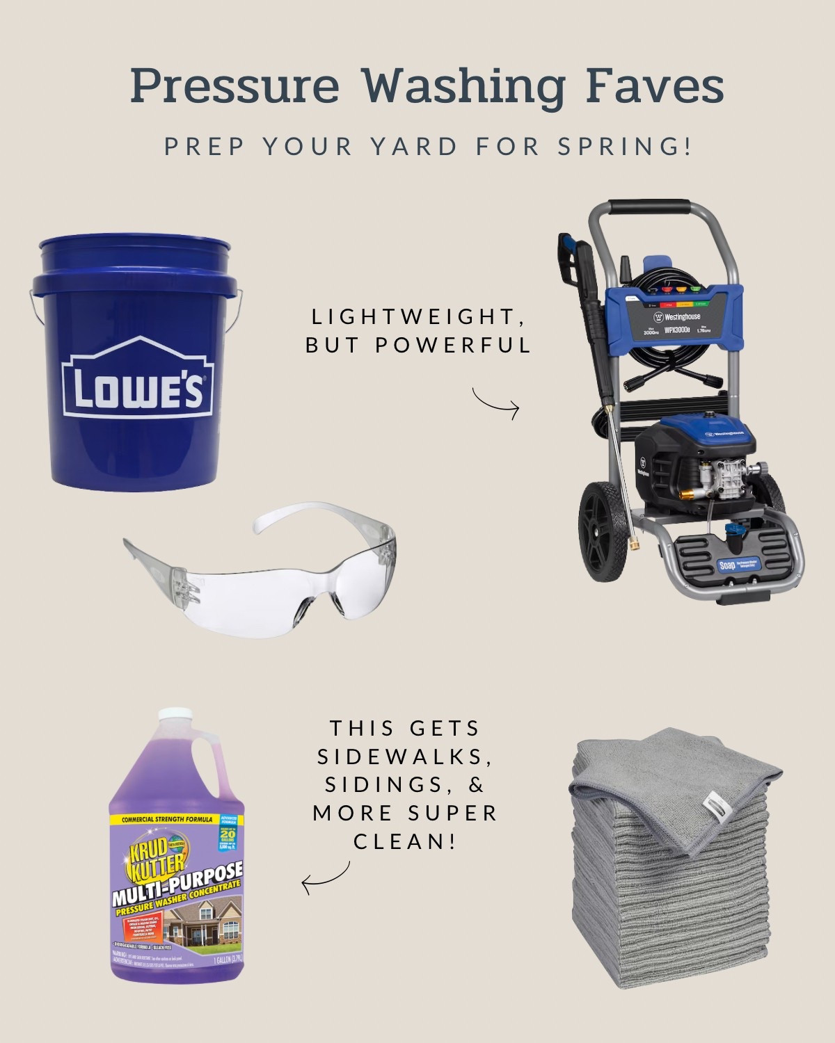 Spring is here and it’s time for my favorite cleaning task…pressure washing! I got everything I need from @Loweshomeimprovement. #ad #LowesPartner

#LTKHome #LTKSeasonal