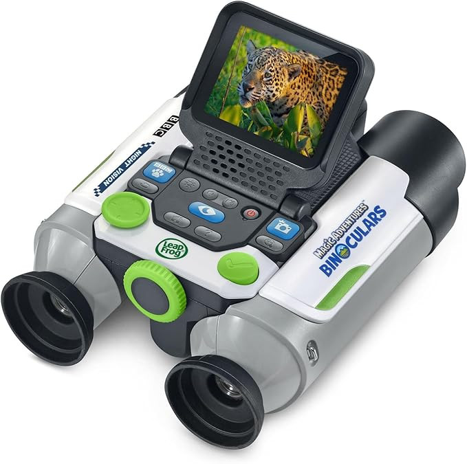 LeapFrog Magic Adventures Binoculars with Screen Capture, Night Vision for Kids Ages 4 and up, Wh... | Amazon (US)