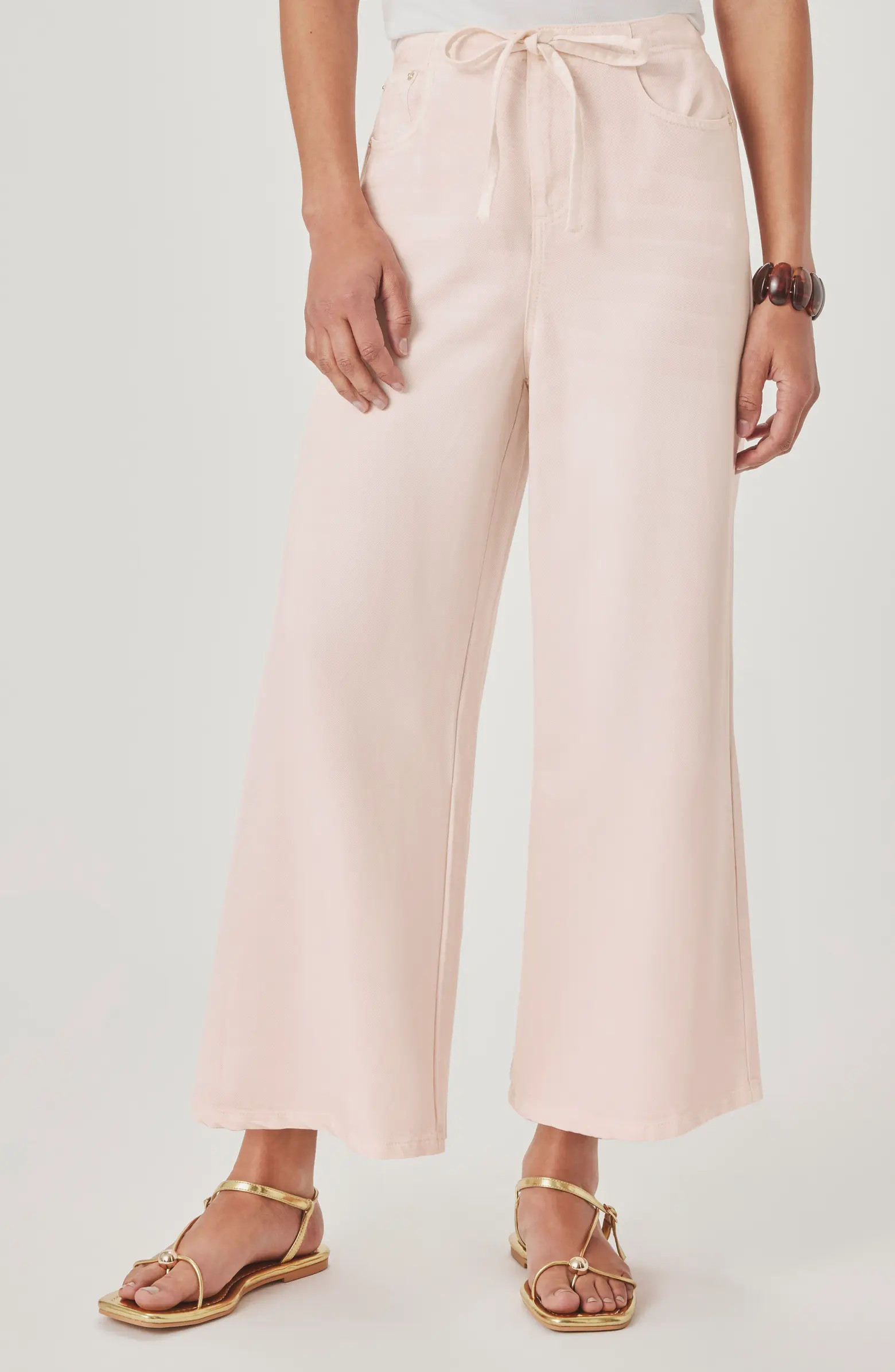 Lounge Wide Leg Crop Jeans | Nordstrom