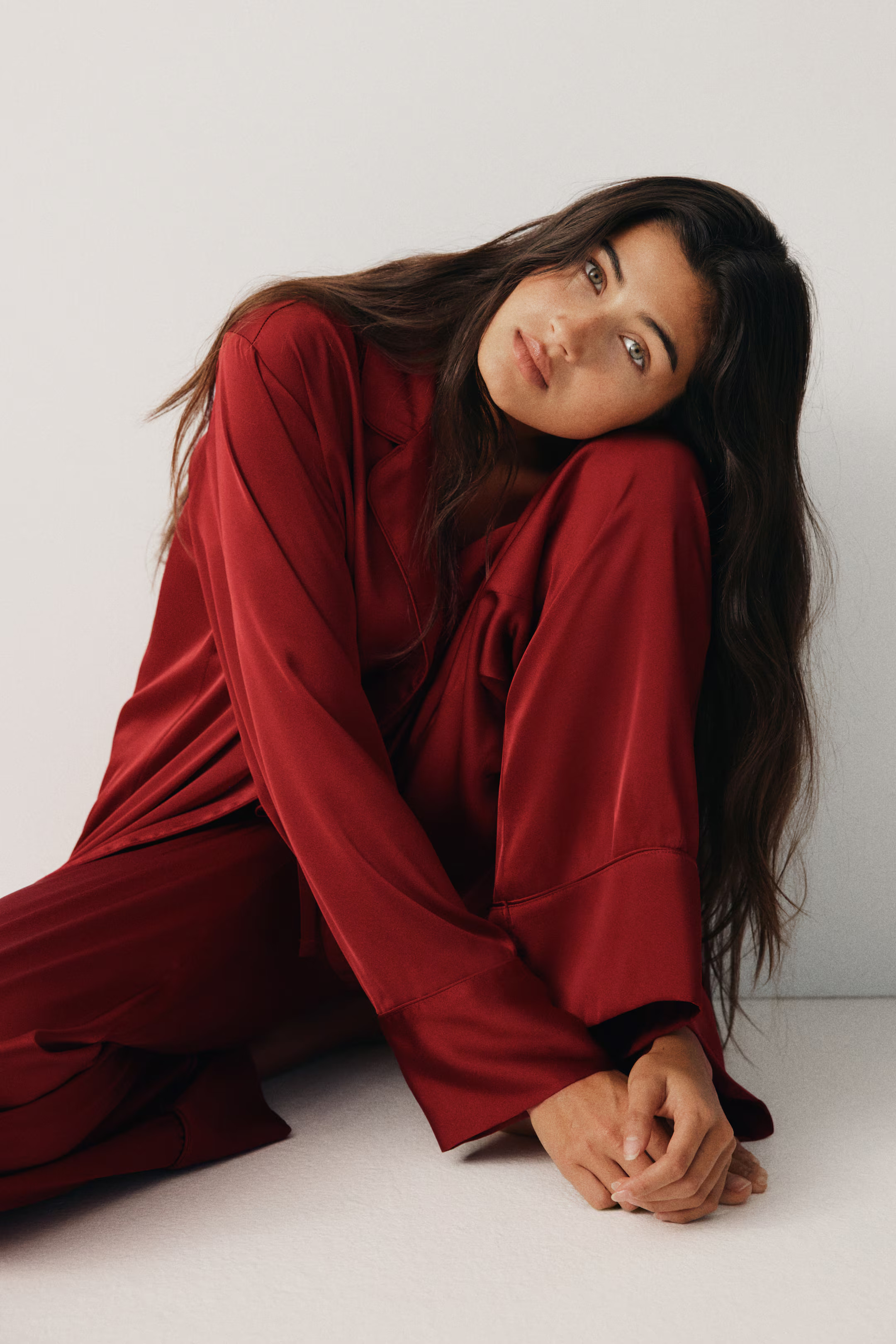 Satin pyjamas | H&M (UK, MY, IN, SG, PH, TW, HK)