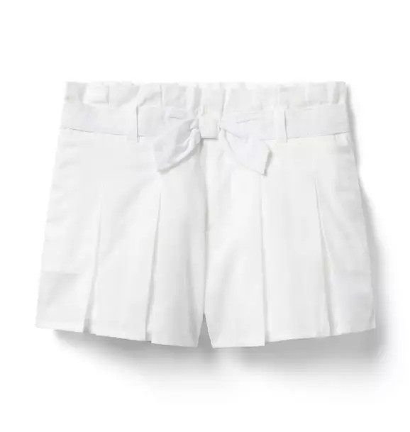 Pleated Paperbag Waist Short | Janie and Jack