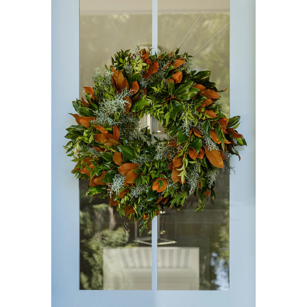 Limited Edition Coastal Magnolia Live Wreath | Cailini Coastal