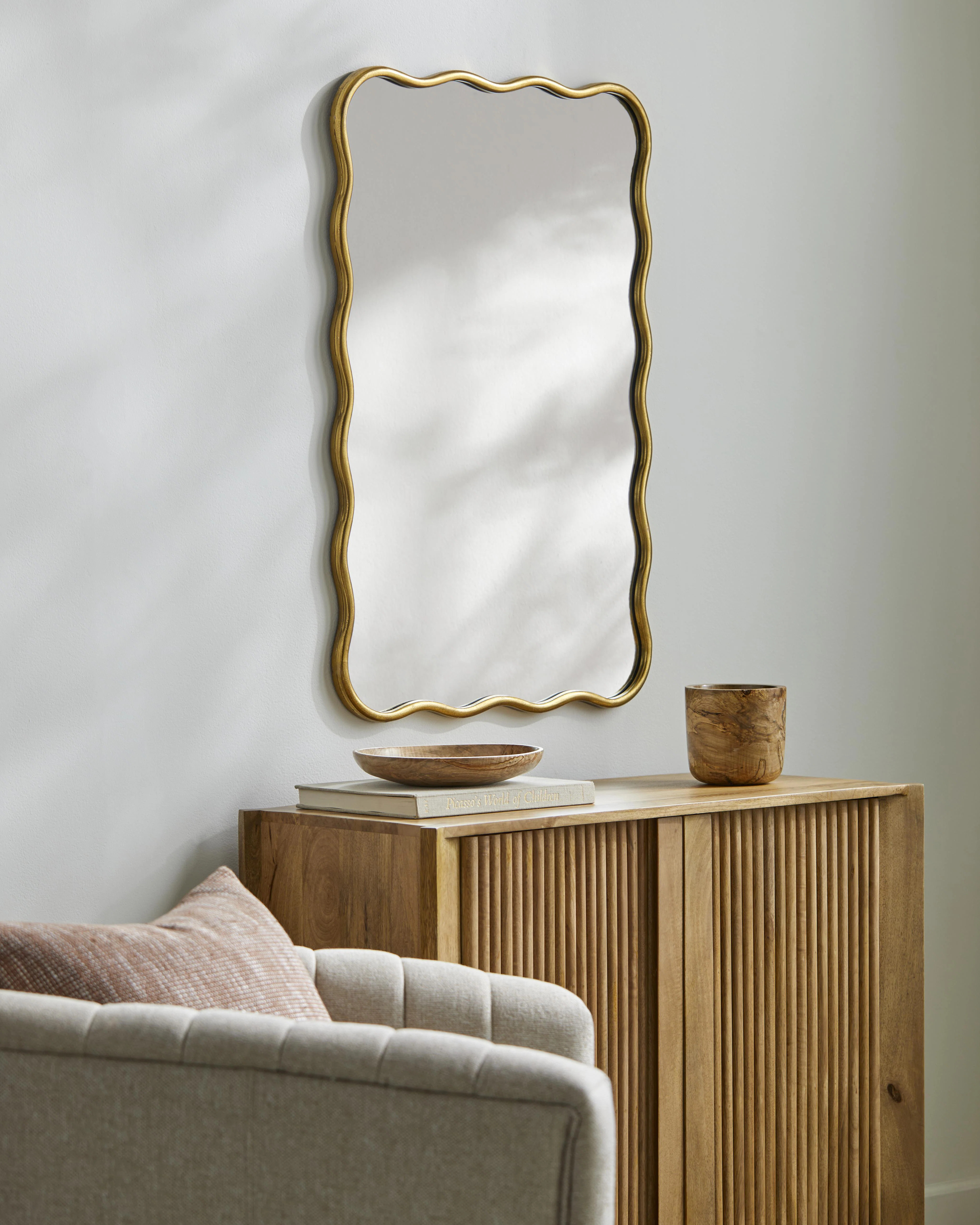 Berryville Metal Scalloped Mirror | Wayfair North America