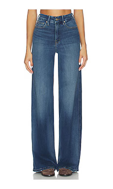 Good American Soft Tech Good Skate Wide Leg Jeans in Indigo891 from Revolve.com | Revolve Clothing (Global)