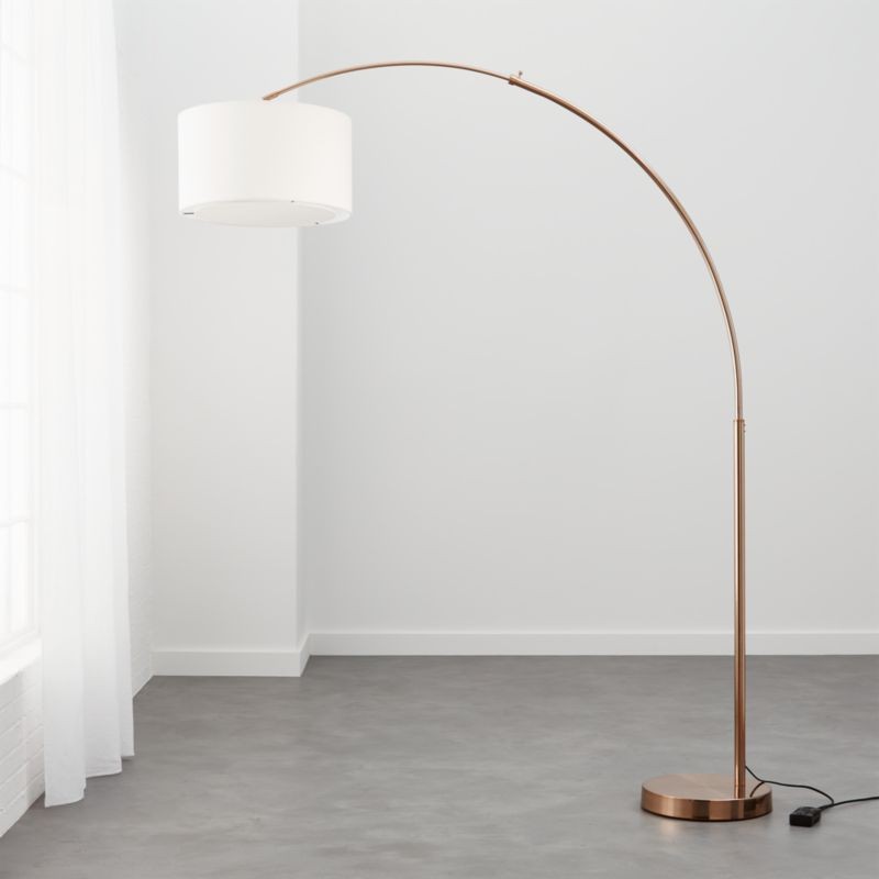 Big Dipper Arc Brass Floor Lamp + Reviews | CB2 | CB2