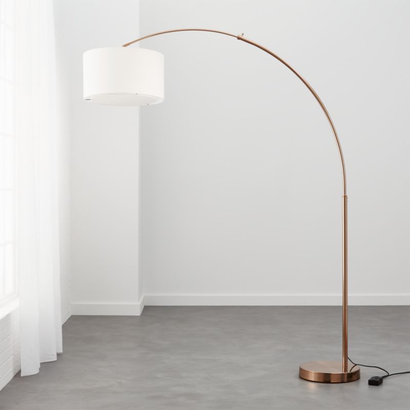 Big Dipper Arc Brass Floor Lamp + Reviews | CB2 | CB2