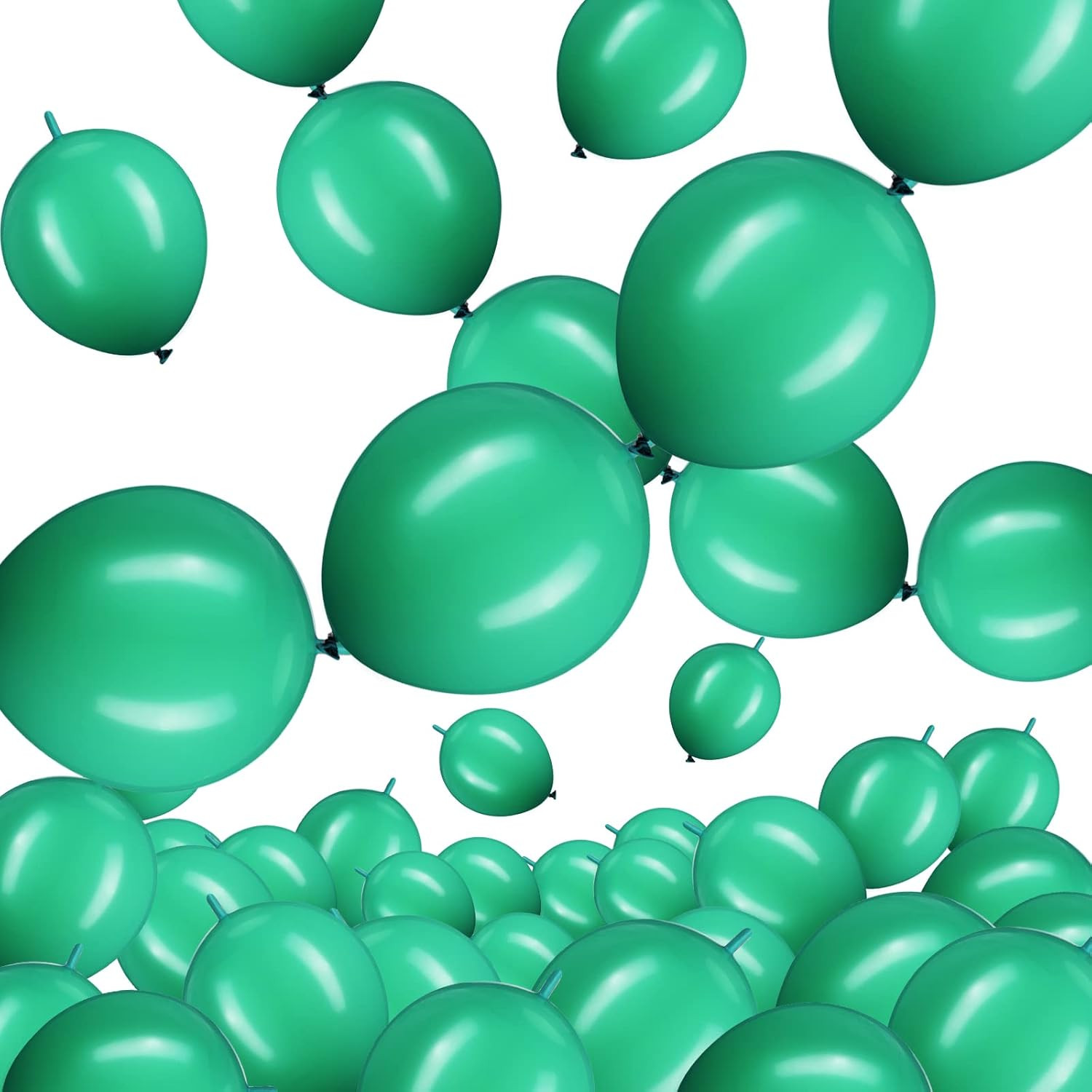 Meanplan 100 Pcs Link Balloon Linking Balloon Latex Linkable Balloons Connected Christmas Wedding... | Amazon (US)