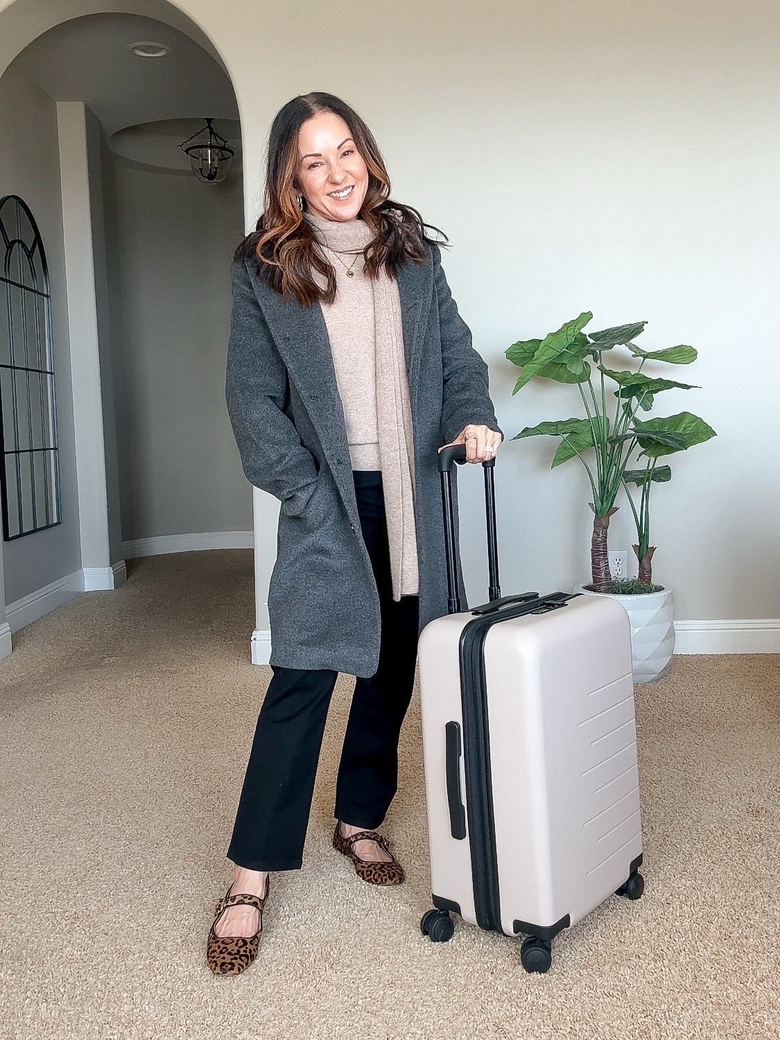 Holiday must haves from Quince!
Luxe gifts that are affordable, sustainable and ethical! 
Gorgeous Mongolian cashmere sweater for only $50 wearing an XS.
Mongolian cashmere scarf.
Wool coat in size XS
Bella straight leg jeans in black size 24 in 26” length
For reference: I’m 5’1”, 109lbs
Expandable carry-on in tan (this is the regular carry-on size, not the small)
@onequince #Quinceparter #holidaygiftguides

#LTKHoliday #LTKootd #LTKSeasonal